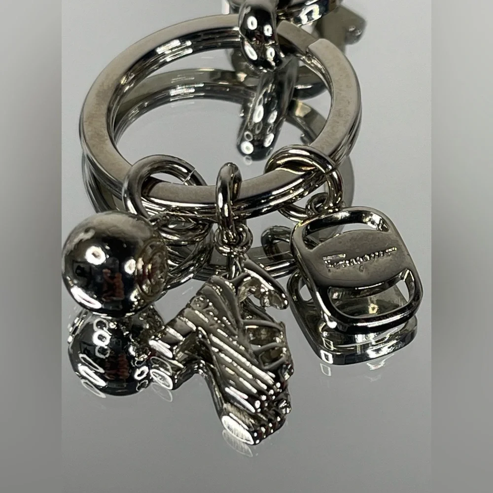 Salvatore Ferragamo Leather Neck Strap Keychain With Box and Dust Bag - Picture 6 of 7